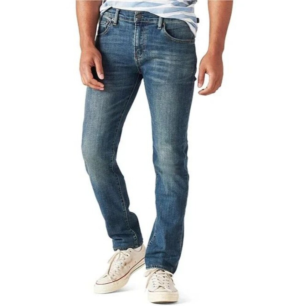 LUCKY BRAND Jeans Mens Size 29x30 Blue Medium Wash 110 Slim Coolmax Stretch